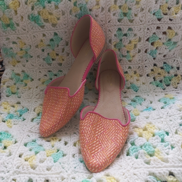 Isaac Mizrahi Women's New York Orange Woven Shoes Size 9 US - Picture 2 of 15